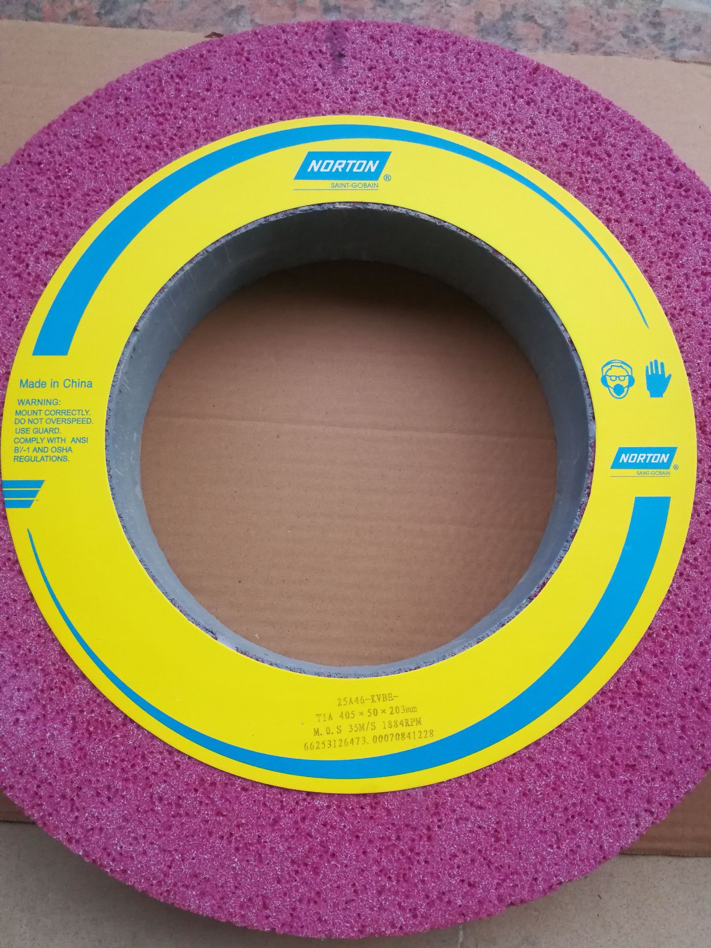 批发诺顿铬刚玉大水磨砂轮大气孔砂轮25a400*50*203,46k,1片起