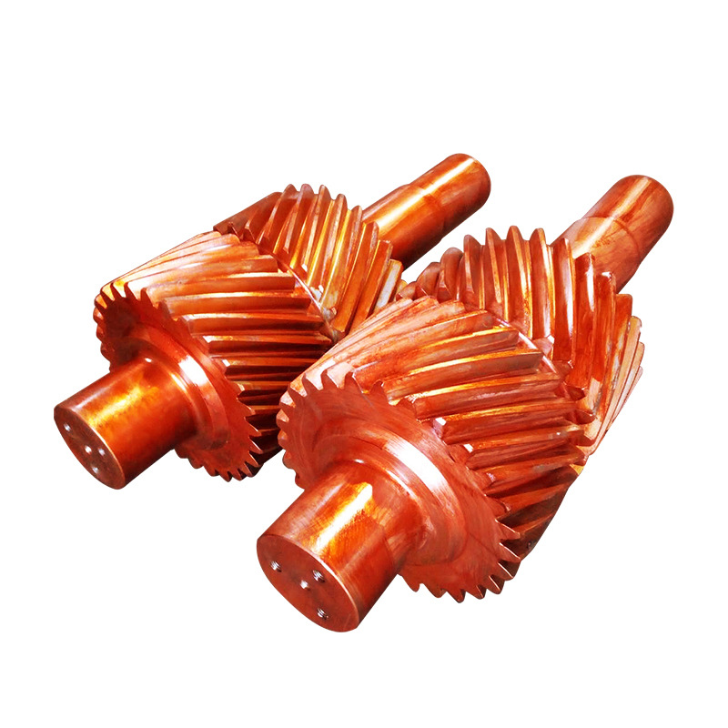 工厂定制非标减速机提升机卷扬机磨机传动大型人字齿轮轴