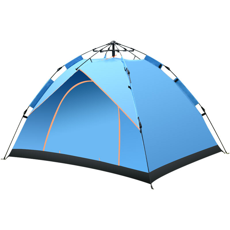 Outdoor Supplies Beach 3-4 People Travel Double-Layer Automatic Tent Camping Outdoor Tent Double Camping Tent