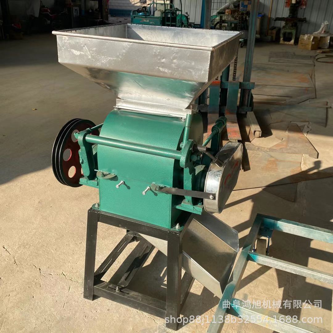 小型花生破碎机 挤碎机 多功能煎饼坊用花生碎瓣机批发