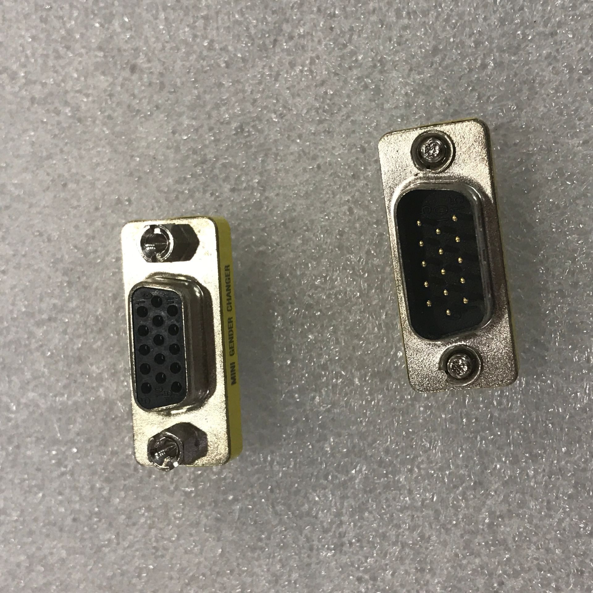 vga 母对母 母对公 公对公转接头 满频 db15 adapter 台湾头现货