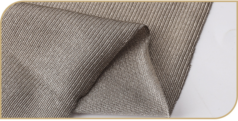 厂家银纤维防辐射面料 孕妇装防辐射除臭抗菌面料 全银针织布