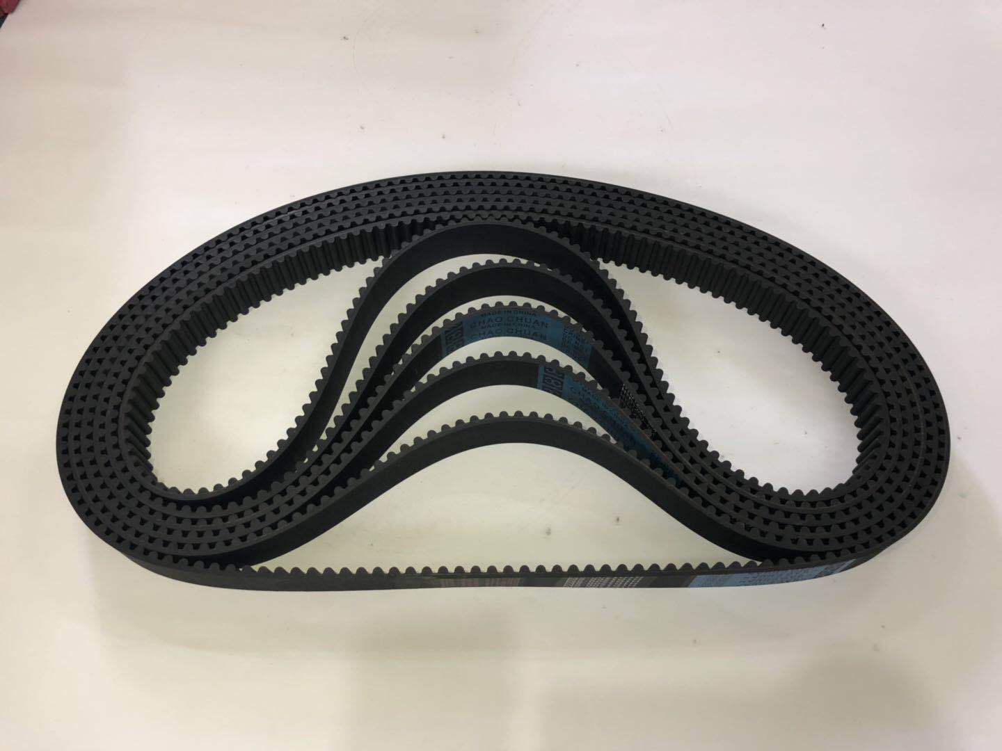 厂家定制8m防滑耐磨工业皮带 机械传动带 橡胶环形单面齿同步带