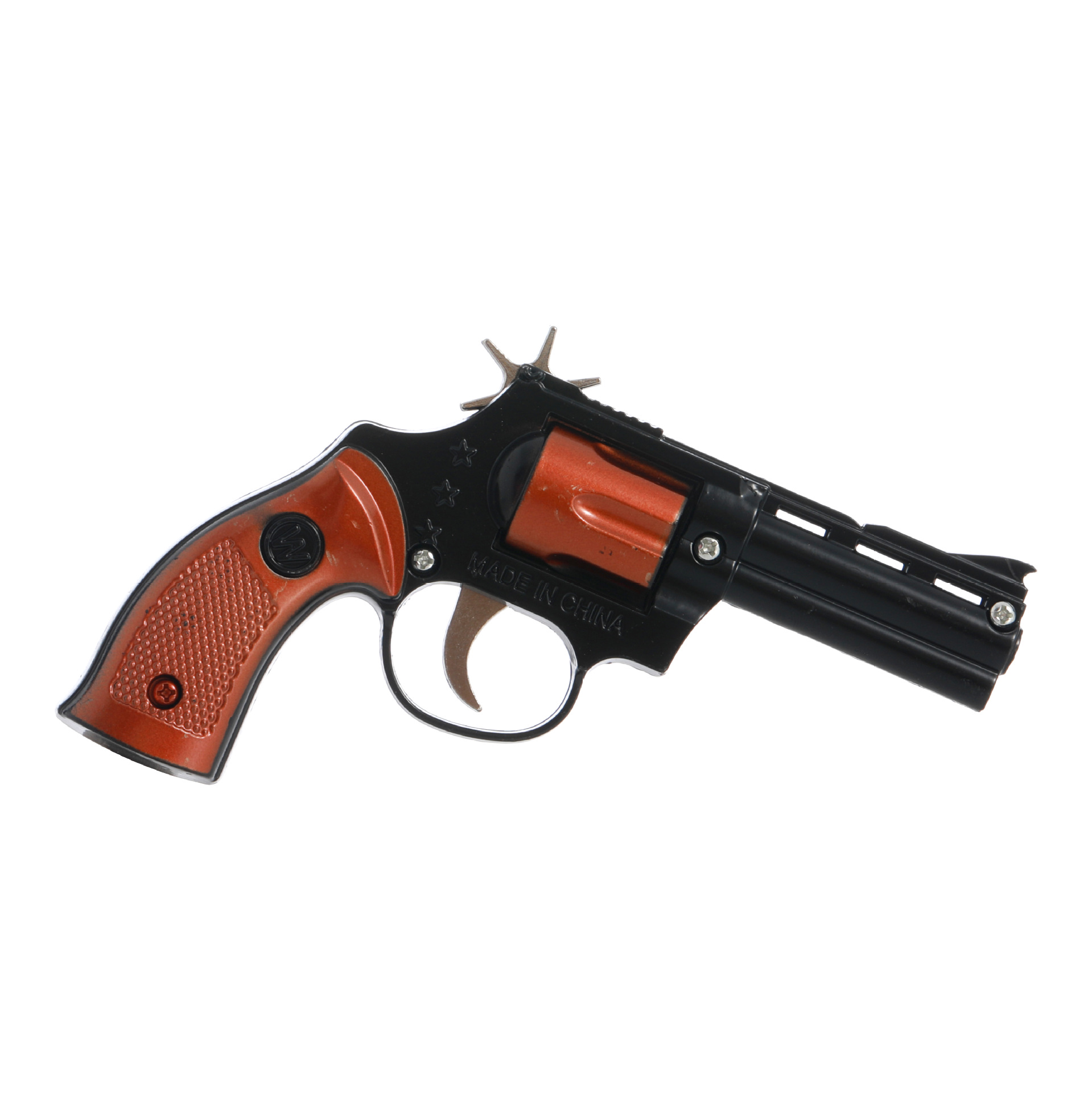 左轮皮筋枪绝地吃鸡金属连发打皮筋儿童玩具枪珍藏版机械玩具枪