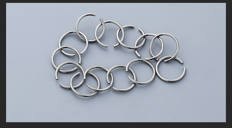 不锈钢轴用孔用挡圈锰钢钢丝挡圈卡簧卡环弹簧紧固件c型开口标准