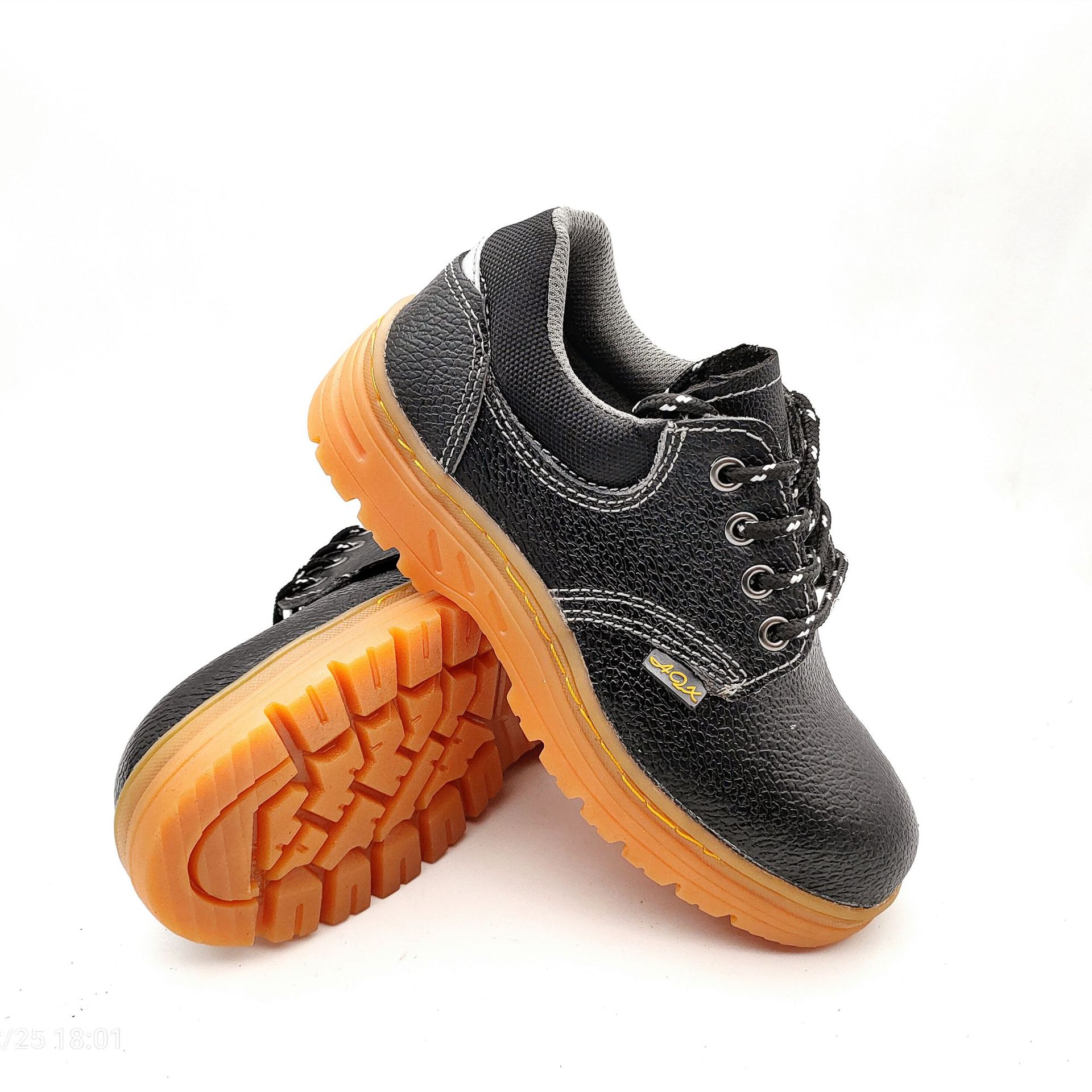 劳保鞋牛筋底男防砸防刺穿钢包头透气防臭工作鞋高帮电焊工工地鞋