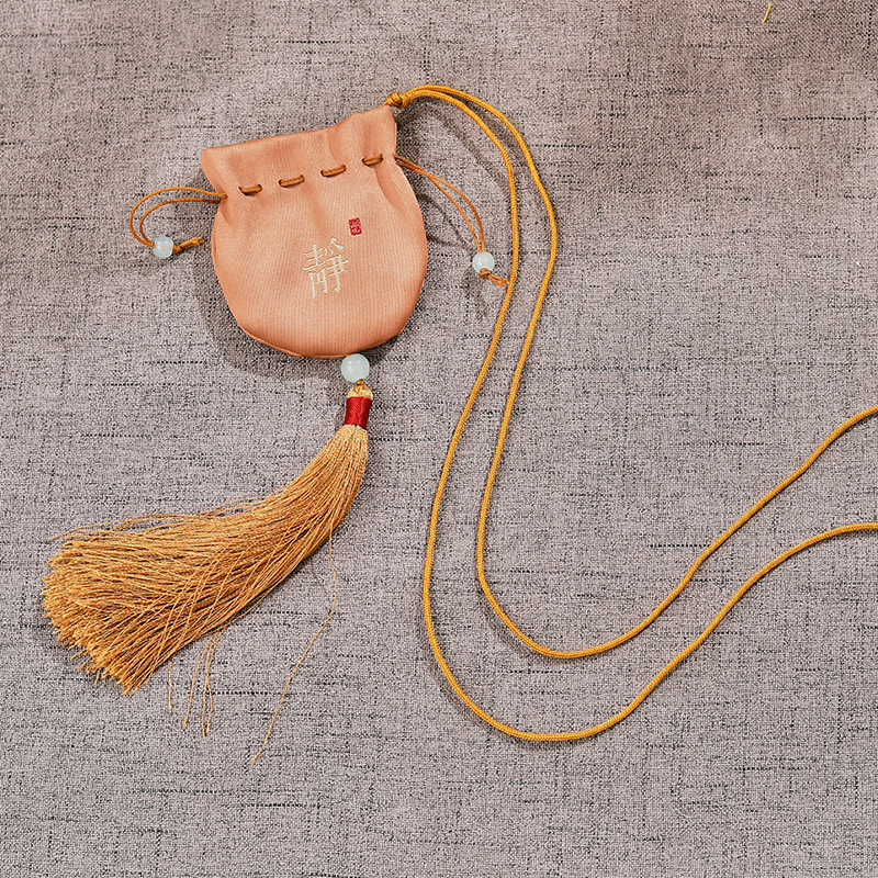 端午节艾叶香包中式古风香囊胎发刺绣荷包袋汉服随身香袋挂脖香袋