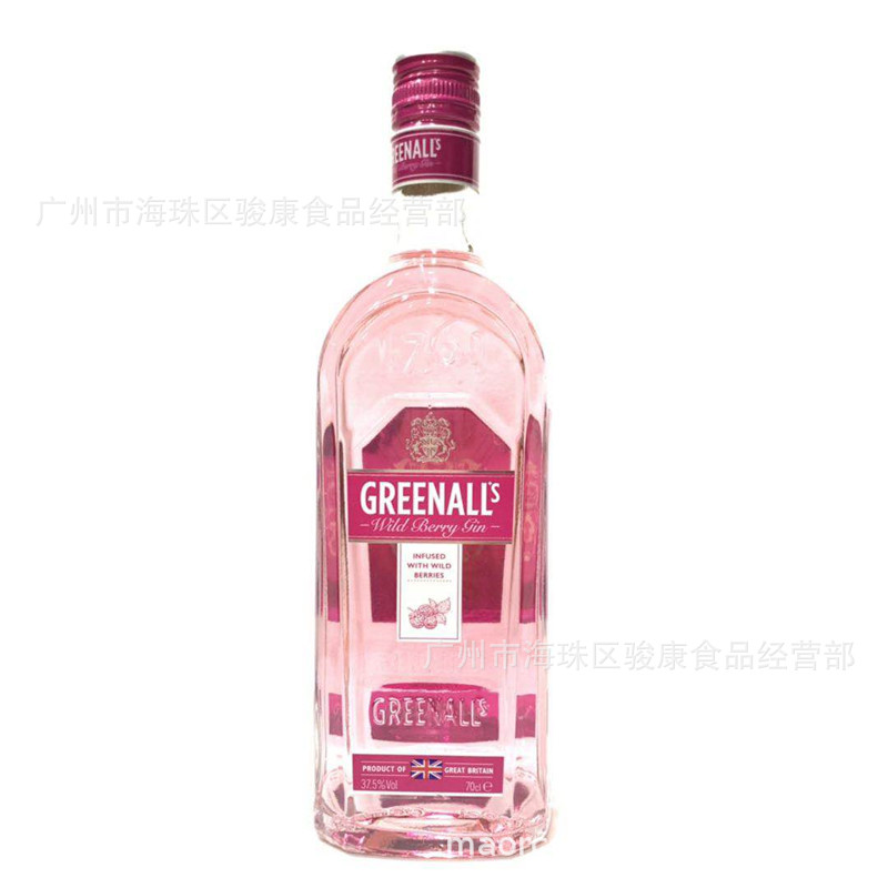 洋酒原装进口婕尼路金酒黑莓味配制酒杜松子酒鸡尾酒基酒烈酒