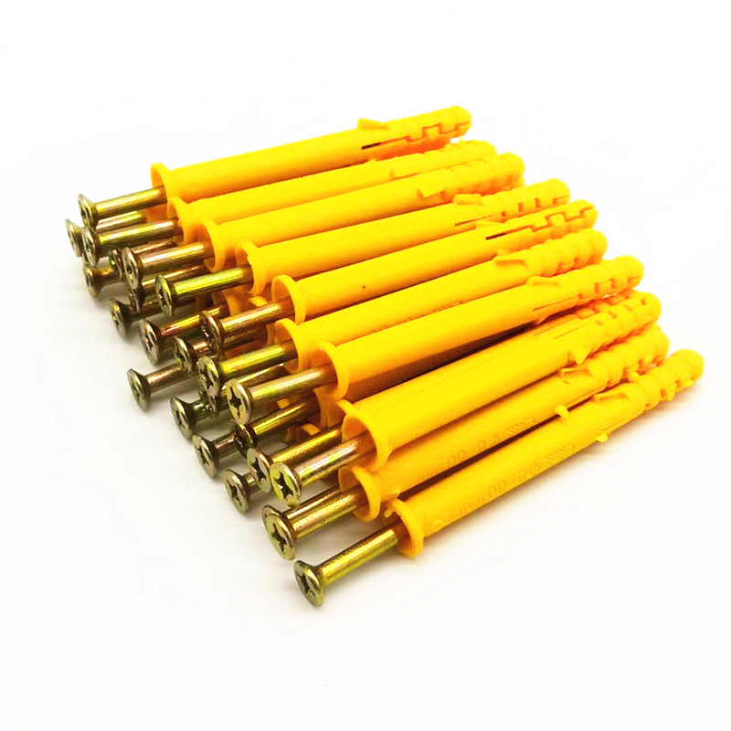 厂家直销塑料胀栓 尼龙胀栓 美固钉塑料膨胀螺丝 小黄鱼 塑料胀塞