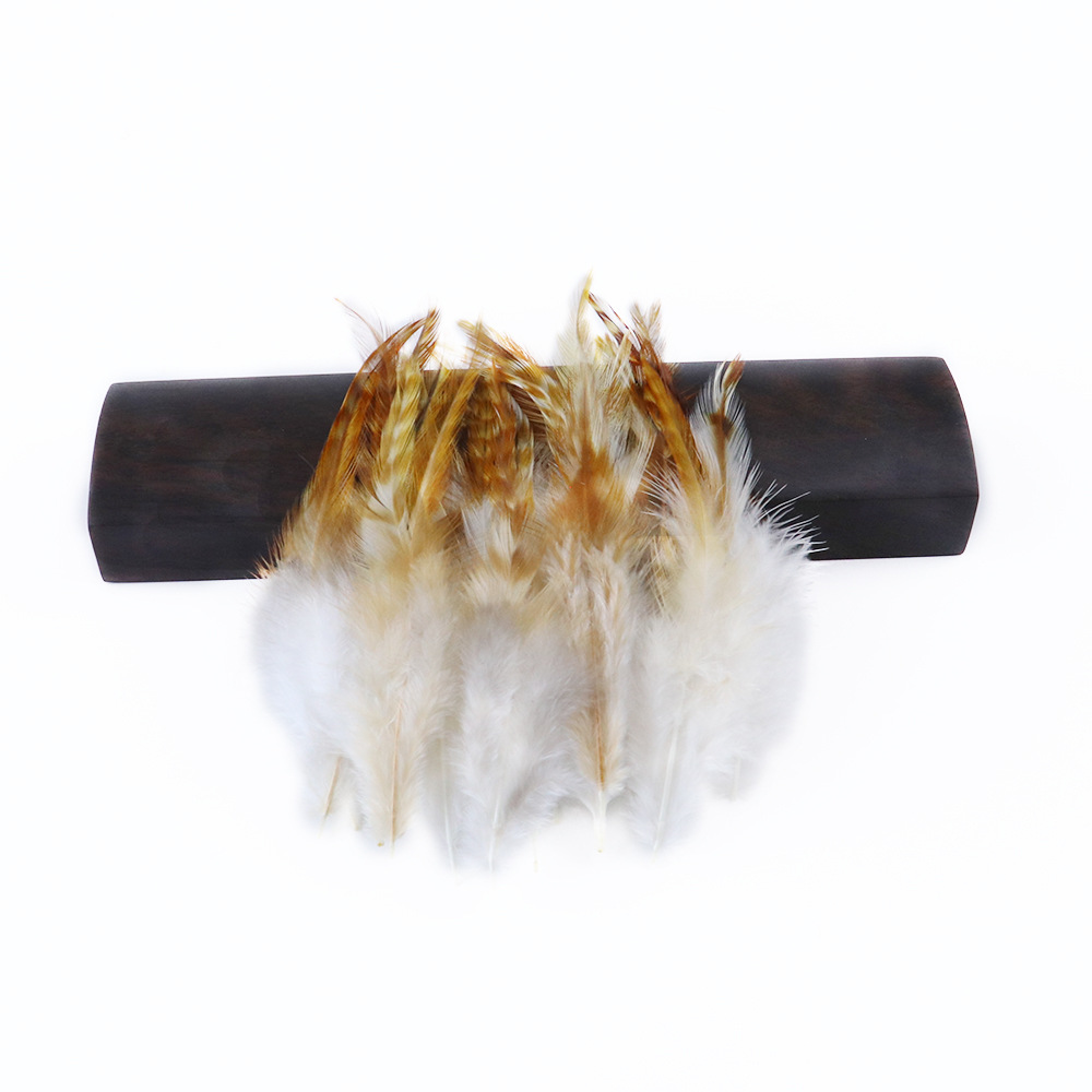 厂家直销野山鸡毛红花尖毛自然色羽毛diy服装饰品配件装饰批发