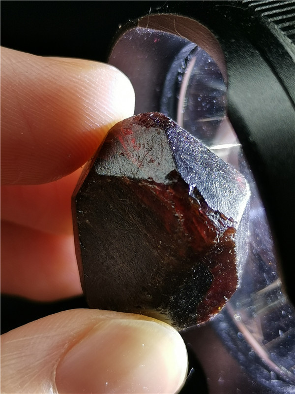 天然石榴石原石大颗粒原矿把玩标本鱼缸石能量石