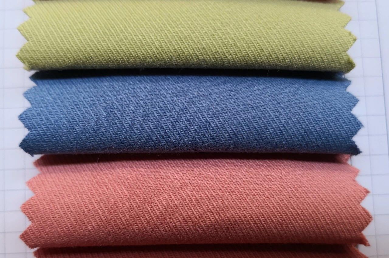 骑兵斜洗水棉布 梭织全棉布工装裤面料 男装休闲衬衫外套斜纹布料