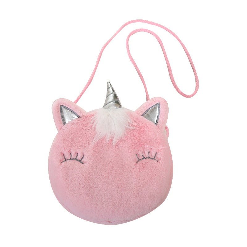 Children's Cartoon Cute Unicorn One Shoulder Crossbody Bag