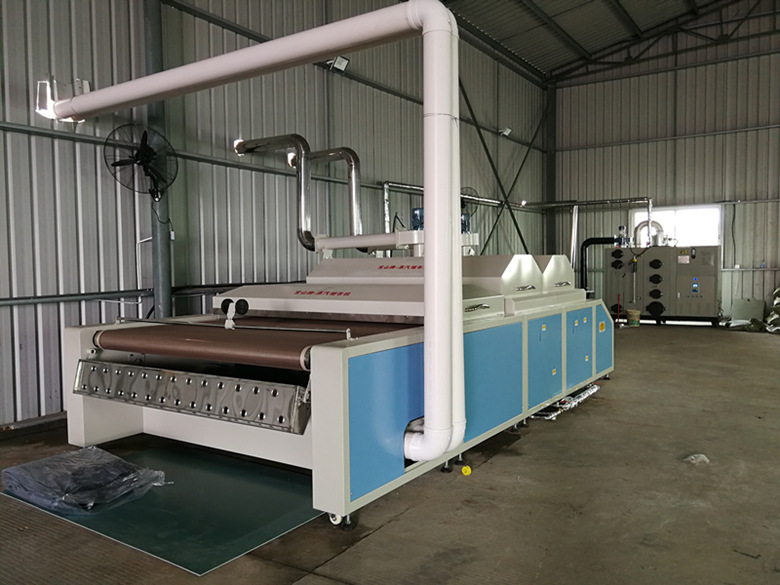 大型布料预缩定型机厂家 bs-5300型双蒸汽区缩水机 面料预缩机