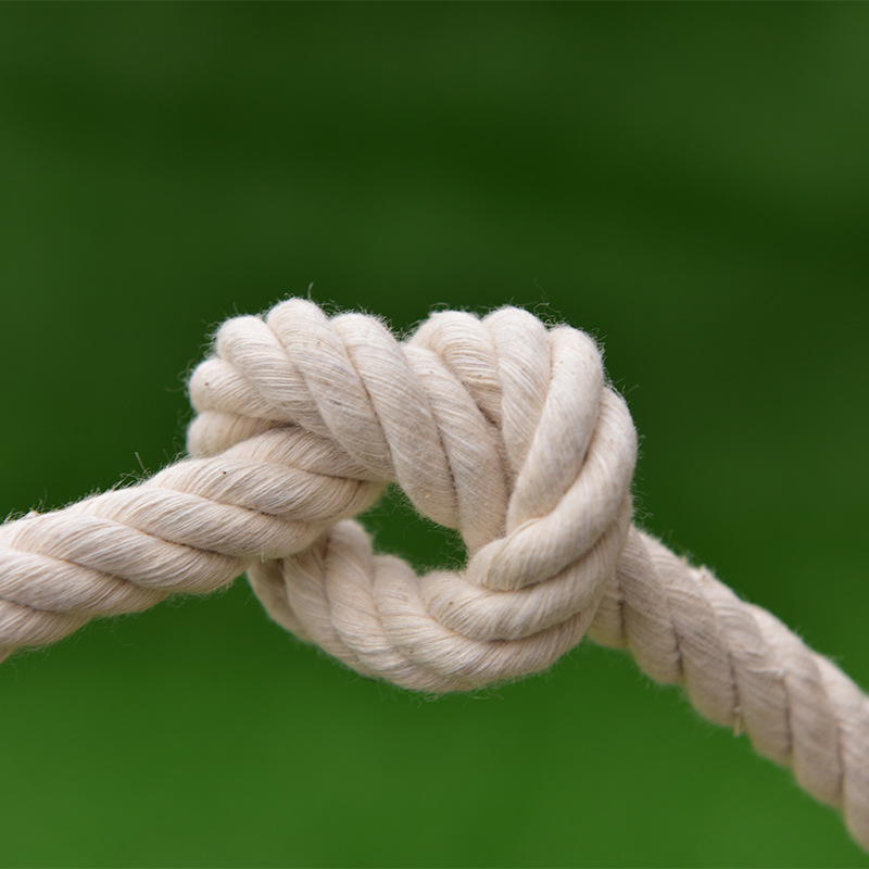 粗棉线厂家直销棉绳 2mm~20mm本白色 加粗三股棉绳 麻花绳可定制