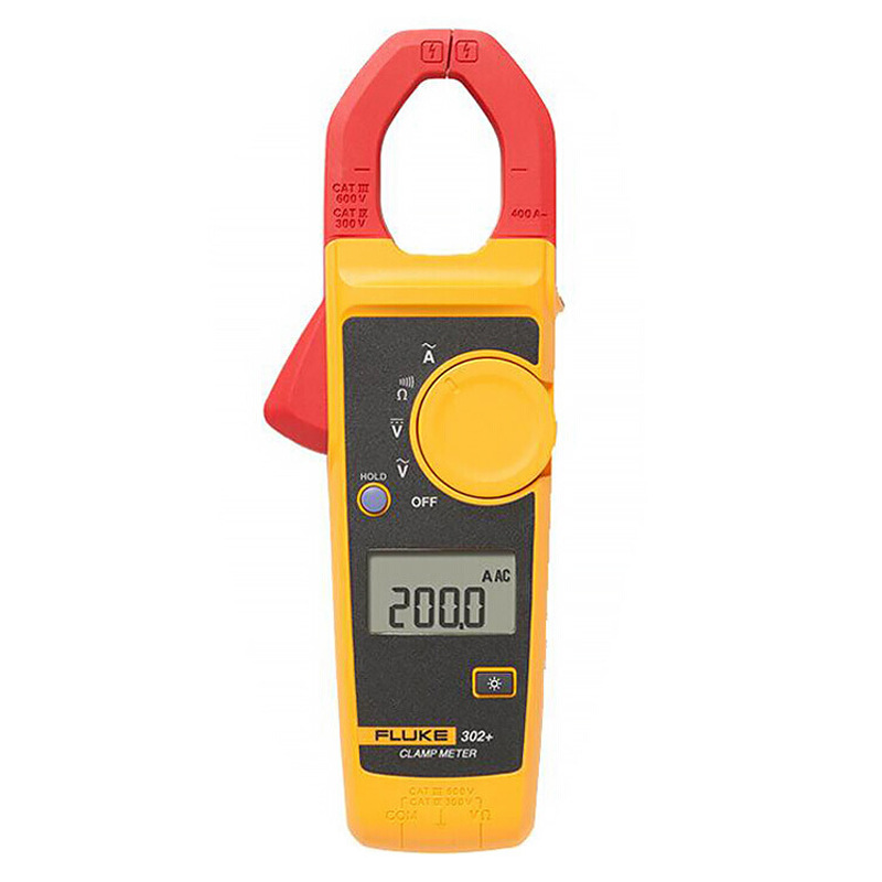 福禄克钳形表数字数显交流钳表 fluke-302  高精度电流钳型万用表