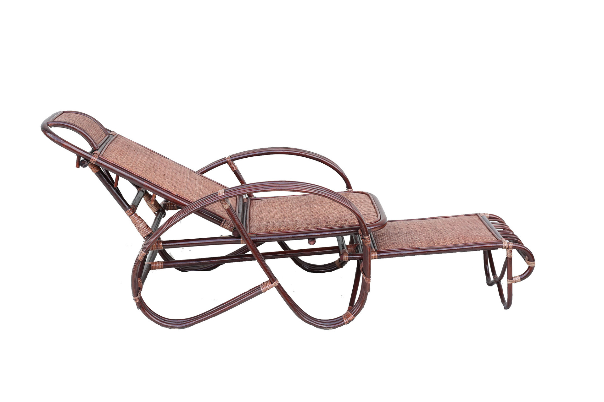 藤椅躺椅靠背折叠椅阳台休闲老人午休睡椅成人家用逍遥椅真藤编织