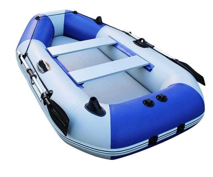 工厂 充气单人双人船橡皮艇 加厚耐磨充气钓鱼船冲锋舟
