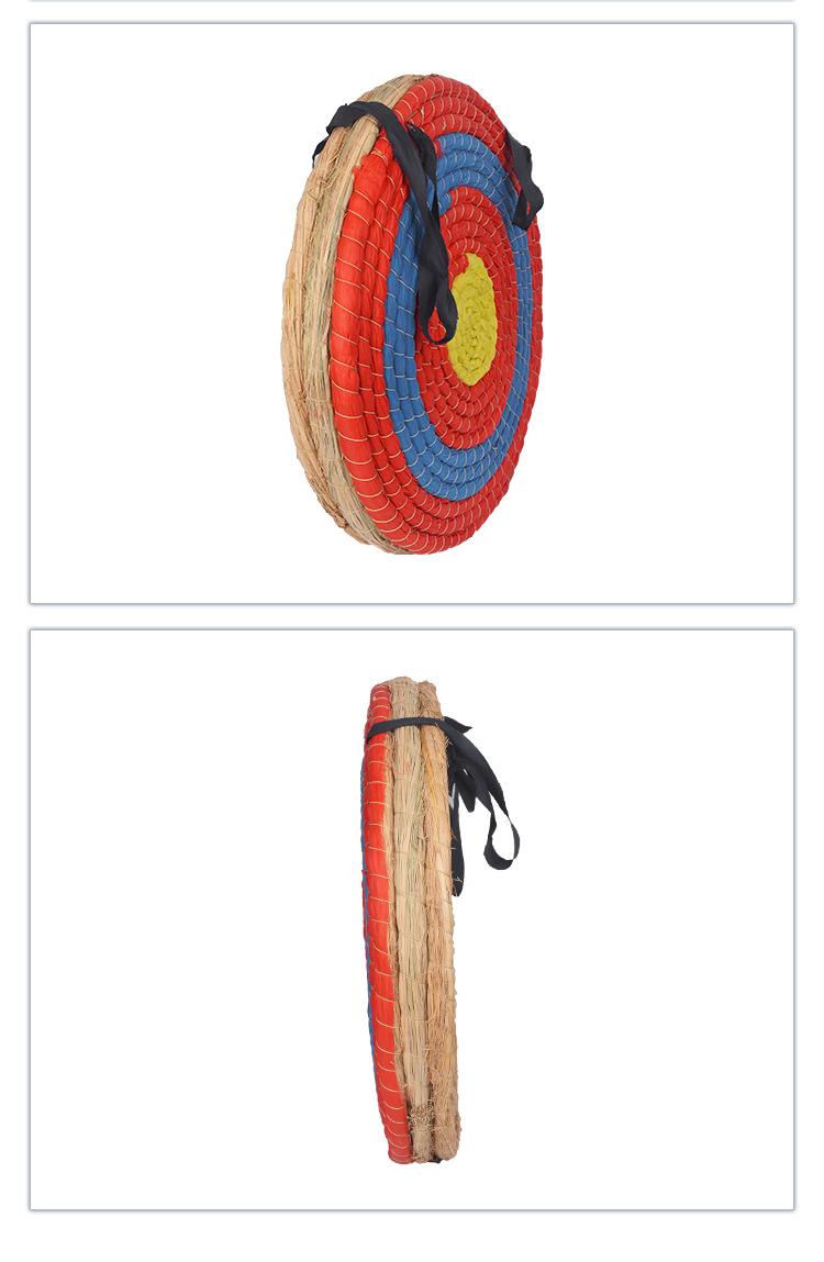 6cm草靶道具仿古代箭靶 弓箭射击靶子稻草编制品厂家供应箭馆专用