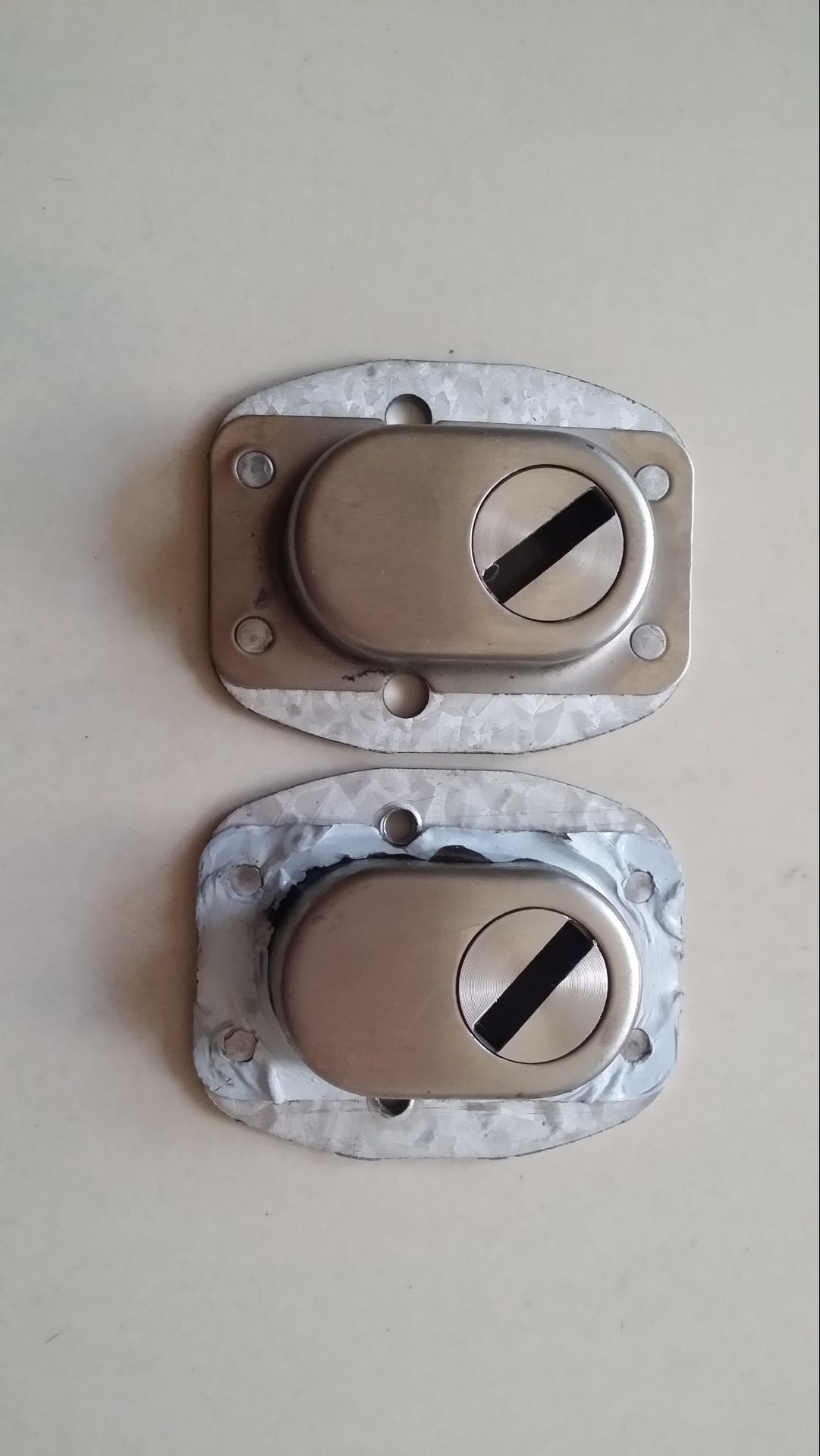 加厚磨砂不锈钢锁盖防盗门护锁器 锁具配件 锁冒 厂家供货