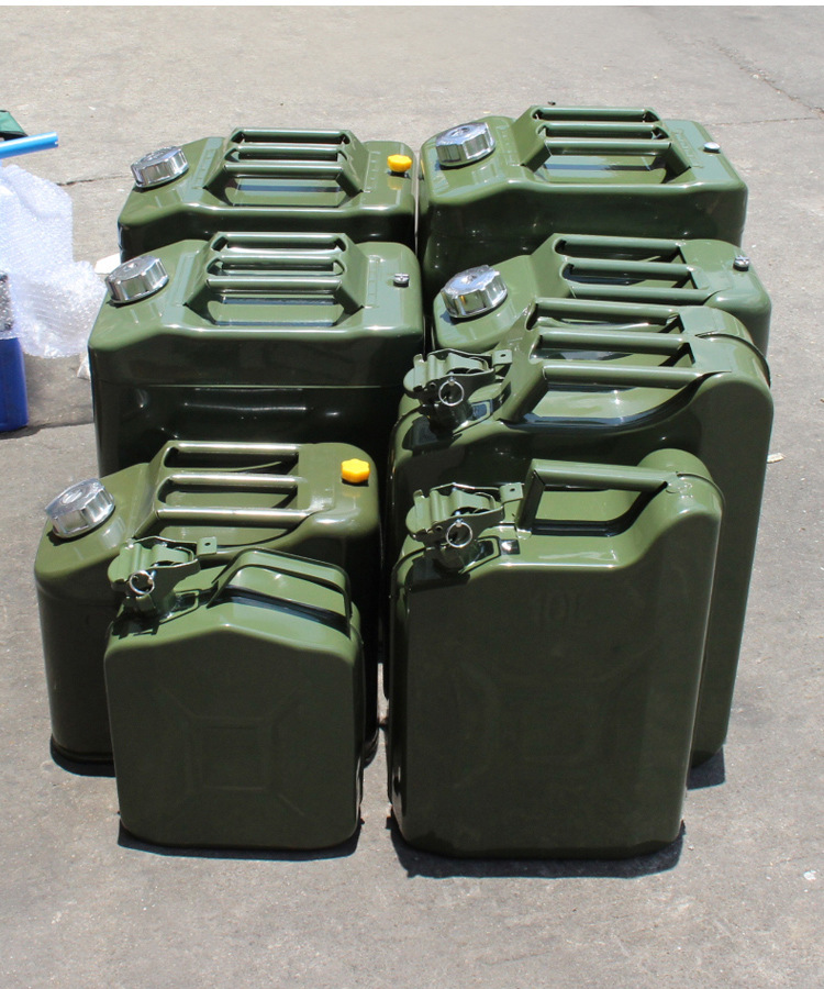 汽车备用油桶 金属加厚防爆汽油桶10l20l 30升柴油壶摩托车加油桶