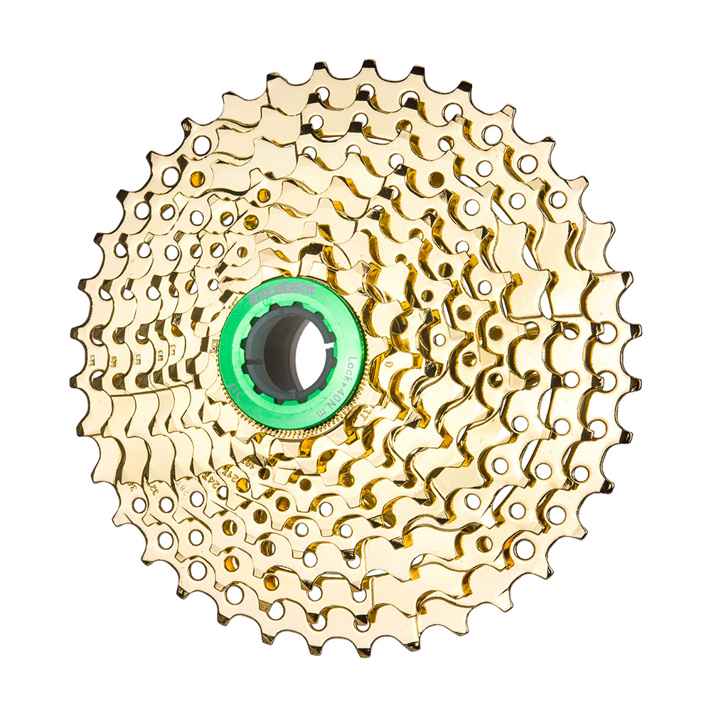excelsior 山地车自行车飞轮金色9速36t卡式飞轮单车配件跨境热销