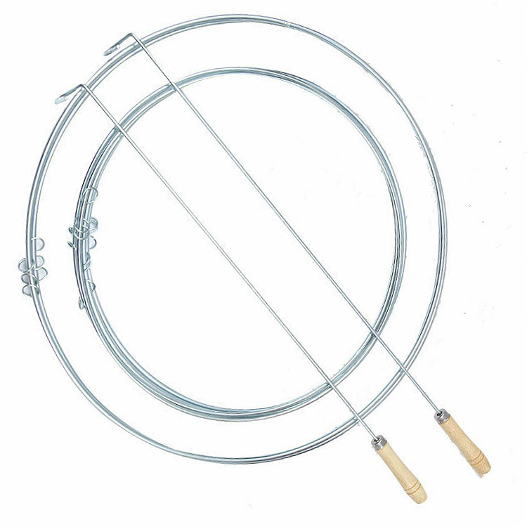 厂家批发38厘米大铁环5mm粗实心钢筋传统玩具怀旧玩具儿童滚铁环