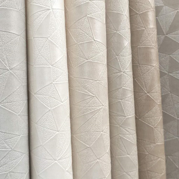 137pvc十字布基钻石纹工程墙布酒店家居工程装饰壁布防火阻燃