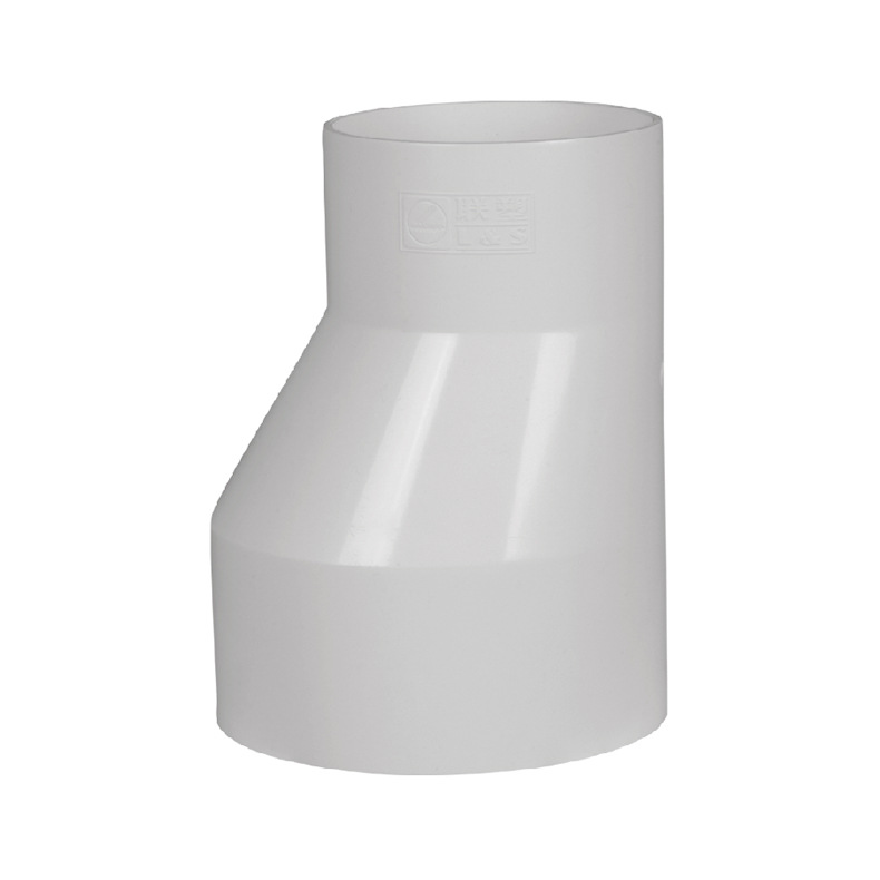 【广西总代理】lesso联塑pvc-u排水配件偏心异径套upvc现货供应