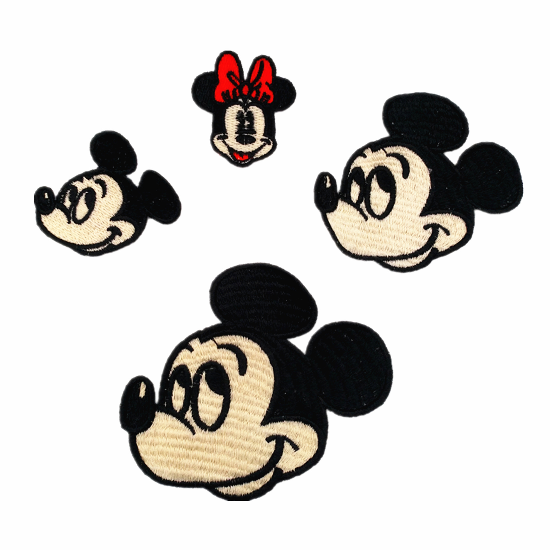 刺绣米奇布贴批发 动漫服装辅料补丁布贴 童装装饰量大价优