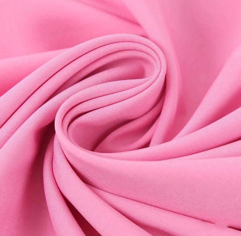 50d四面弹弹力雪纺里布涤纶面料春夏女装连衣裙衬衫加厚垂感