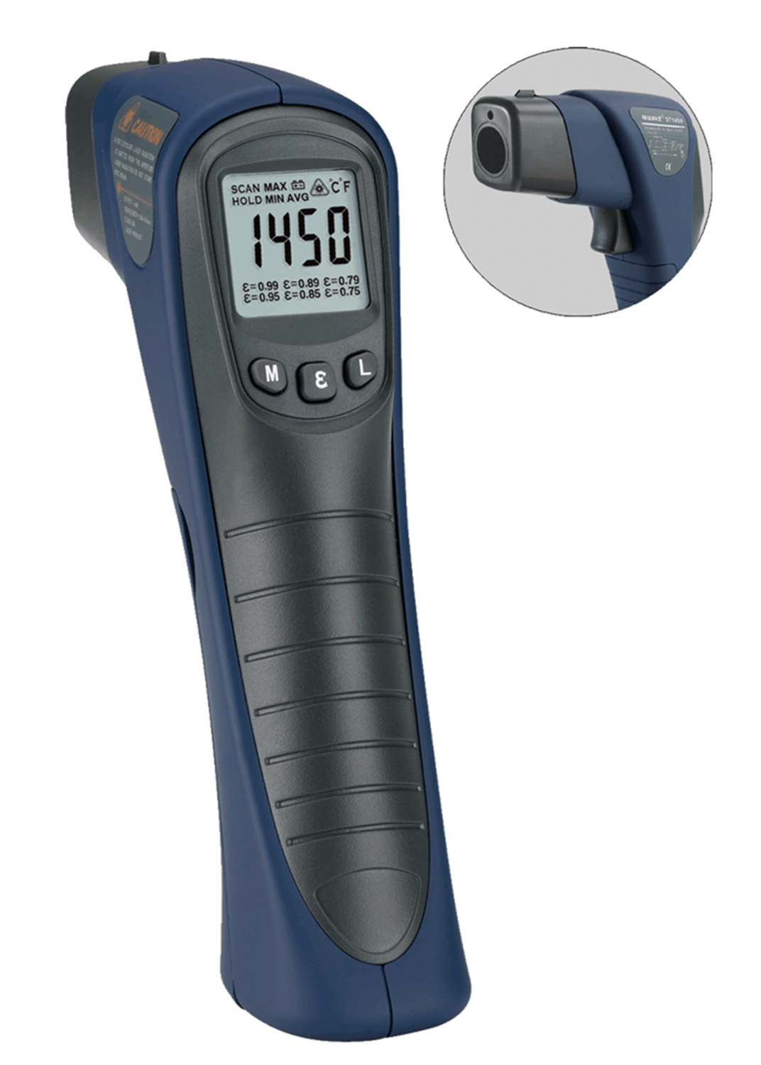 大物距比高温红外测温仪 st1450高温红外测温仪 非接触式测温仪