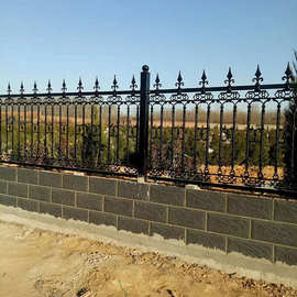 铁艺围栏铸铁栅栏小区围墙栏杆铁艺围栏价格郑州围栏厂 护栏 围栏