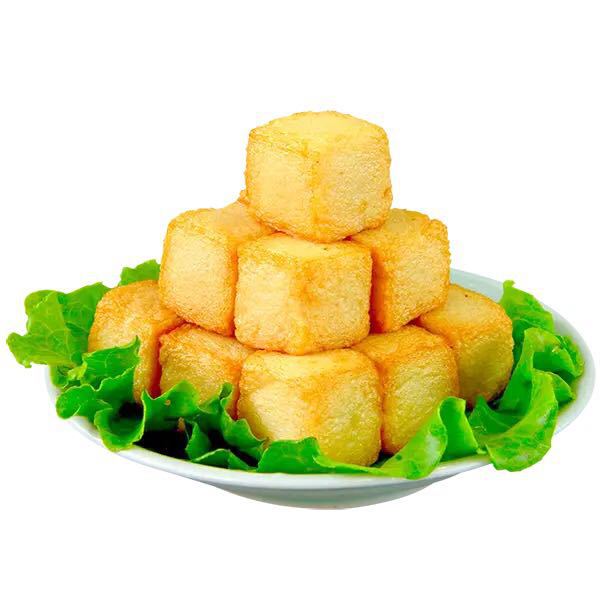 新一煮特级黄金鱼豆腐咖喱鱼豆腐串串香火锅店便利店丸子2.5kg/袋