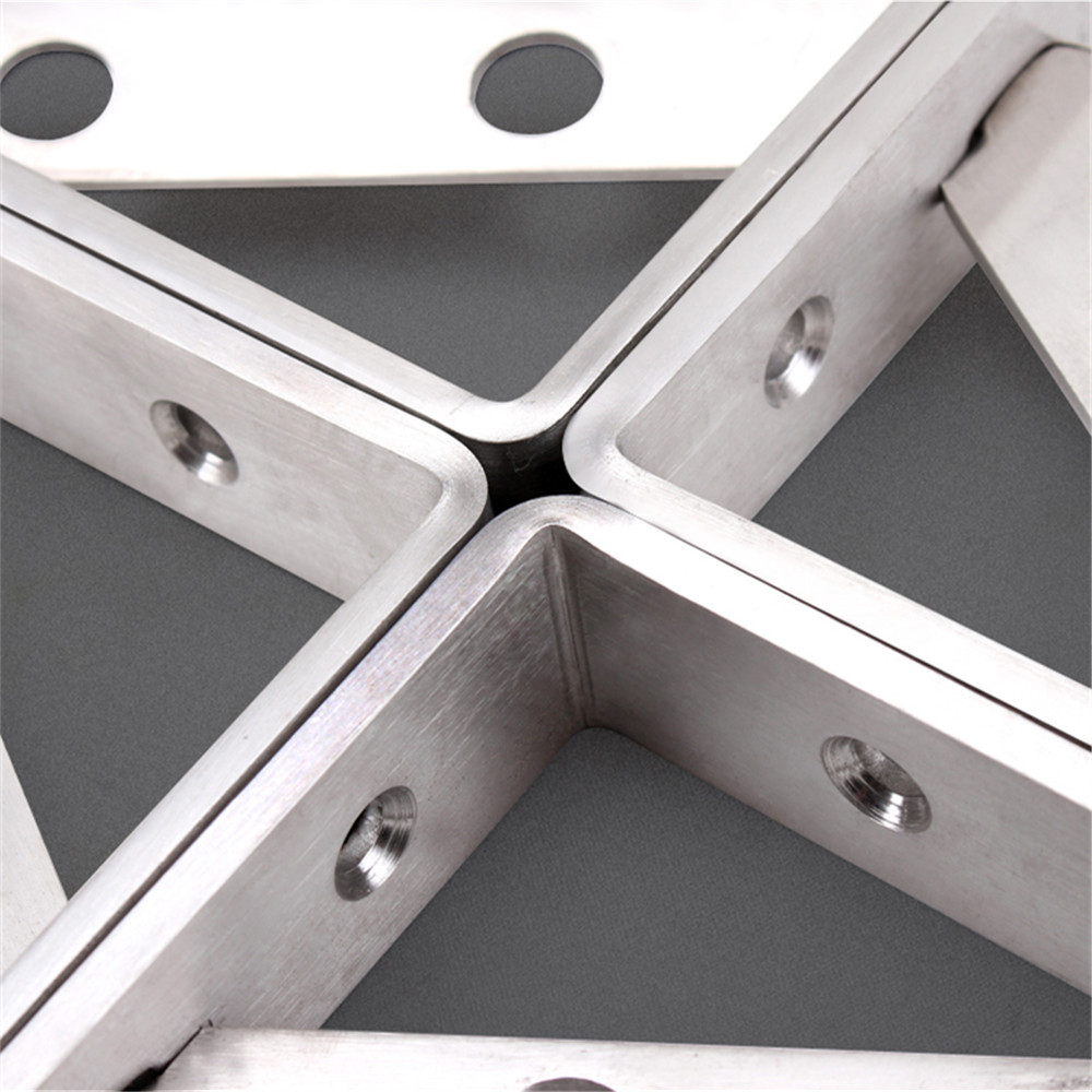 6寸焊接加厚强承重不锈钢三角支架 搁板托架金属支撑脚