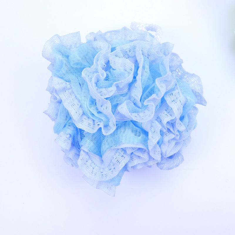 北洁韩国蕾丝洗澡球少女沐浴花漂亮精致精制沐浴球柔软女洗澡大号