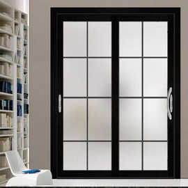 厂家直销吊滑门地滑门钛合金四推拉门客厅阳台移门钢化玻璃门定做