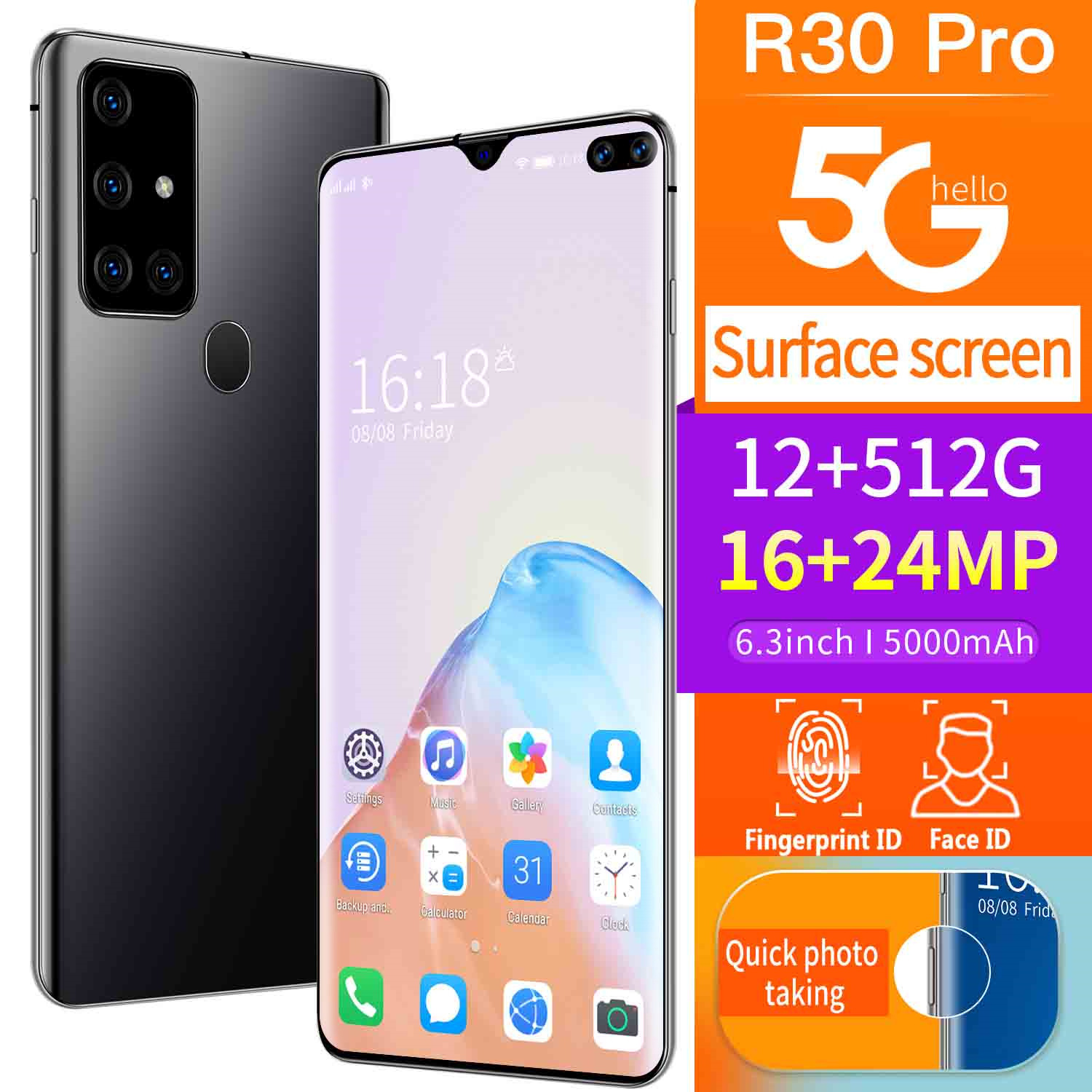 新款现货智能手机mate41pro大屏6.6寸联通3g现货低价