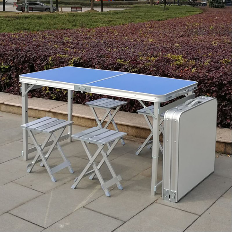 厂家直销折叠桌椅户外轻便携摆摊地推桌子简易广告宣传展业桌野炊