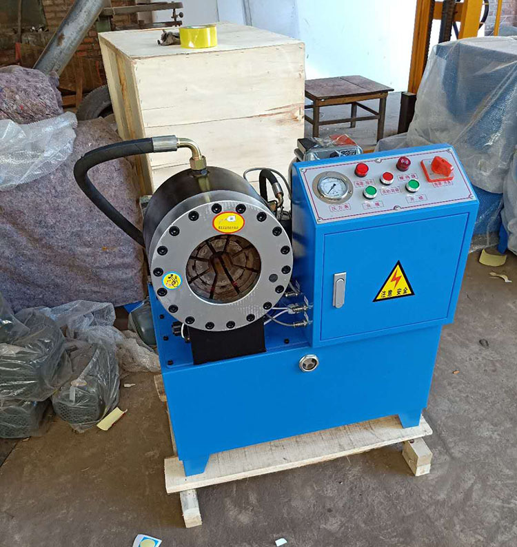 高压胶管缩管机 全自动液压管压管机 电动小型橡胶管压管机简介