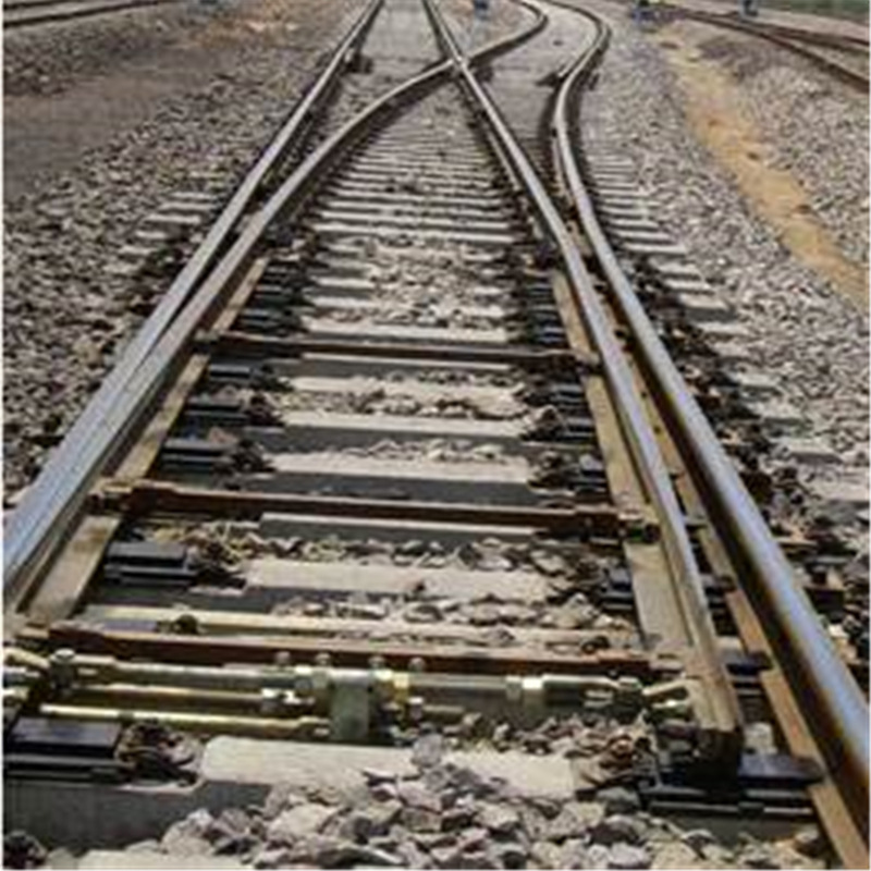 图号cz2209铁路50kg m钢轨9号单开道岔 厂家 低价9号单开道岔