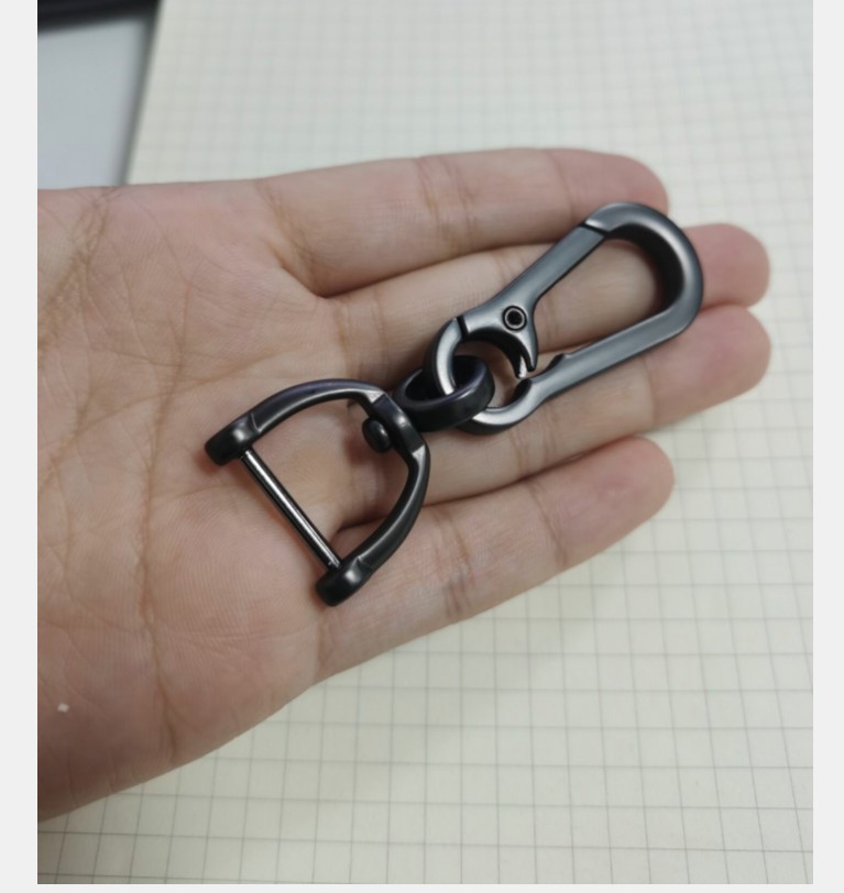 汽车钥匙扣马蹄扣8字扣金属钥匙扣可拆组合挂件挂腰饰品一件代发