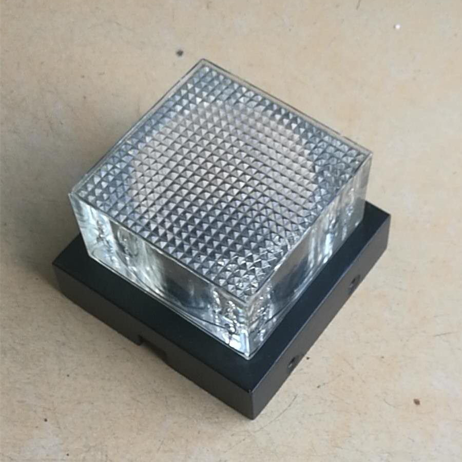 a206直径90*60mm压铸铝方形大功率点光源外壳厂家批发户外亮化