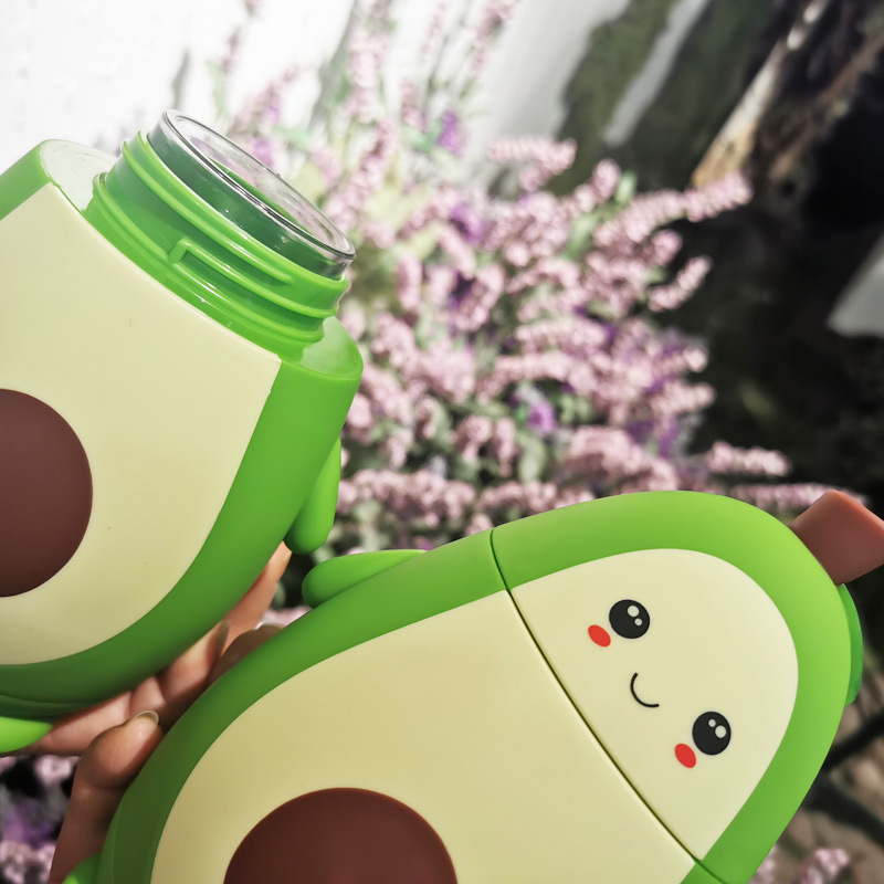 B57 Foreign Trade Cross-Border Cute Cartoon Fruit Double Layer Glass Cup Children Student Gift