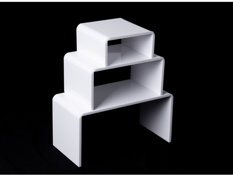 亚克力展示架加厚透明鞋架 包包摆放化妆品u型手办玩具钱包陈列架