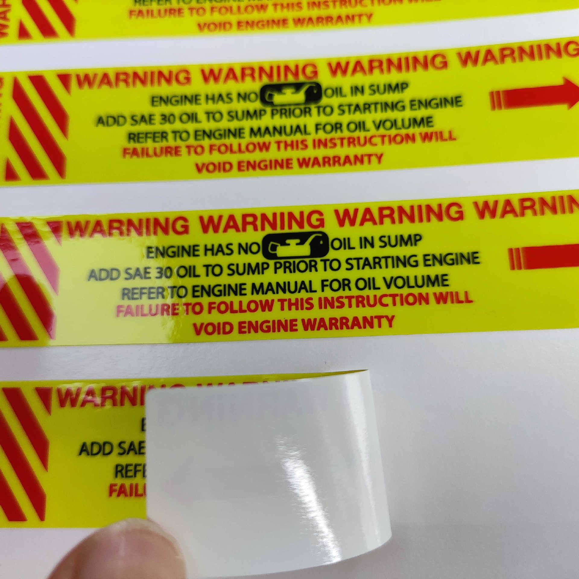 定制丝印pvc不干胶标签贴纸印刷不干胶零部件食品产品标签