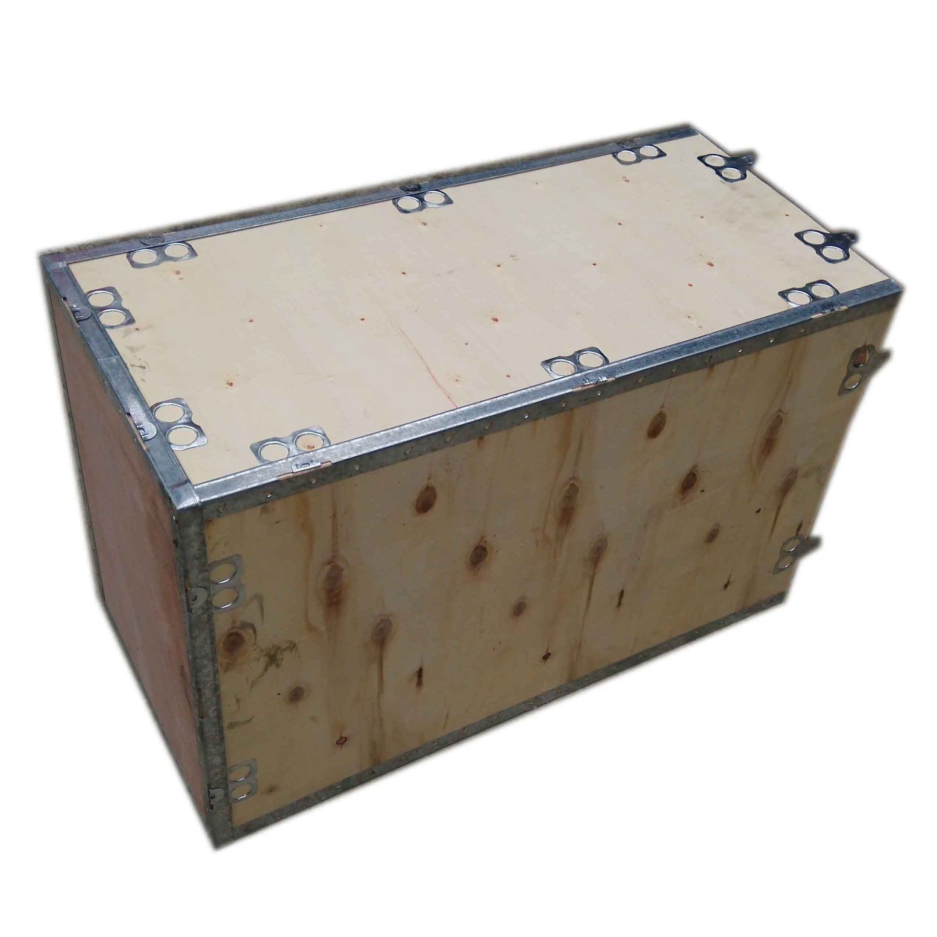 成都温江郫县天府新区钢带包装箱崇州钢扣木箱出口木箱