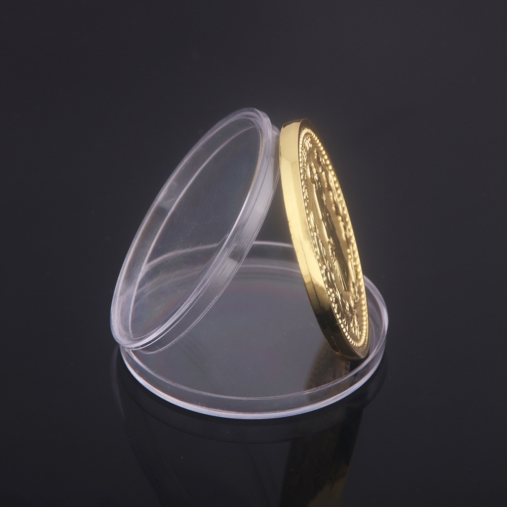 疾速追杀二代电镀金币基努里维斯收藏硬币 电影道具周边