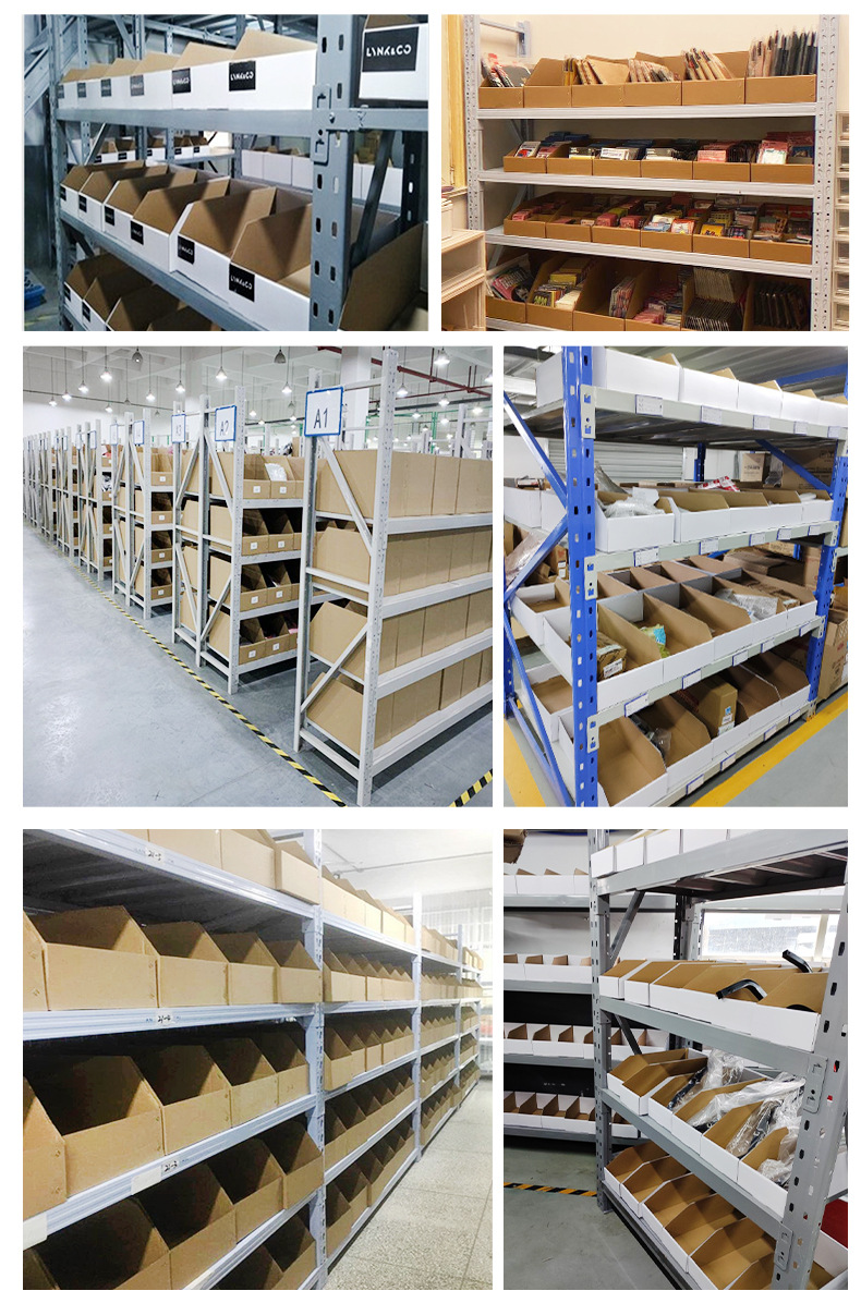 厂家定做库位纸箱 仓库整理箱分类收纳仓位纸盒有现货 斜口纸箱-阿里