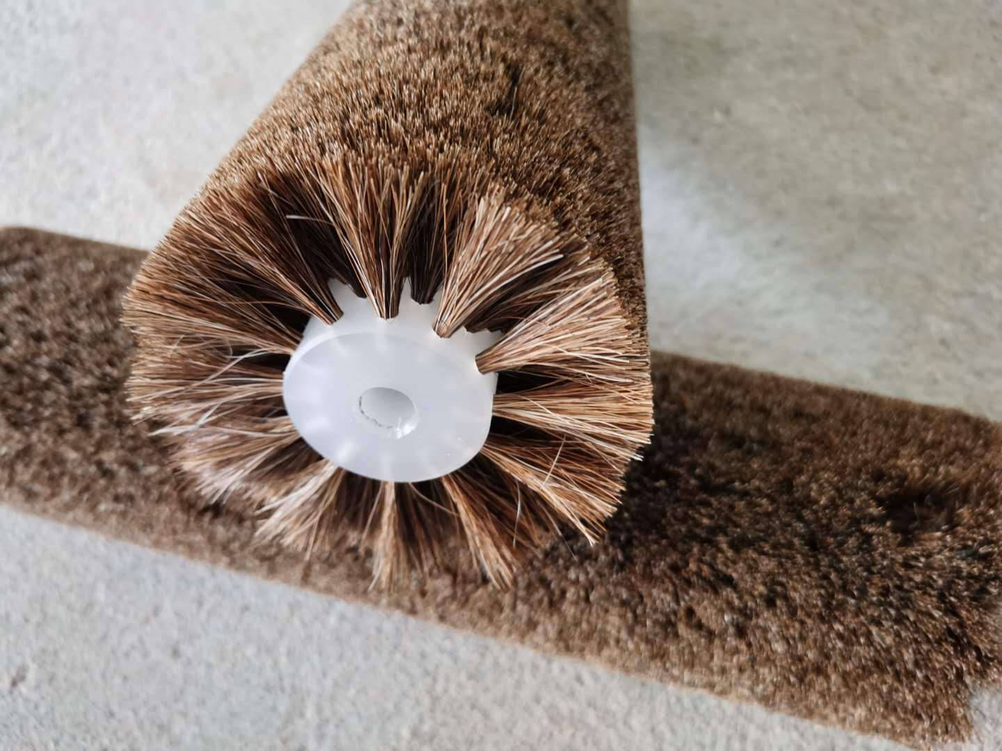 马尾毛长滚刷 马尾毛刷辊 耐磨机械用毛刷工业刷机械用毛刷